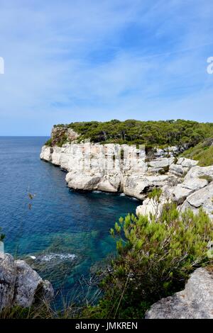 Cami de Cavalls Cala Galdana Menorca Menorca Spanien Stockfoto