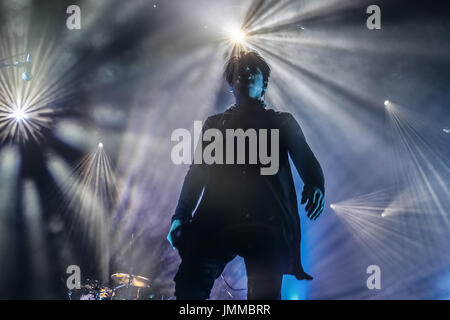 Liverpool, Merseyside, England. 17. Juni 2017. GARY NUMAN Live in Liverpool Exhibition Centre am 27. Juli 2017 das erste Datum der Tournee "Savage" Credit: Andy Von Pip/ZUMA Draht/Alamy Live News Stockfoto