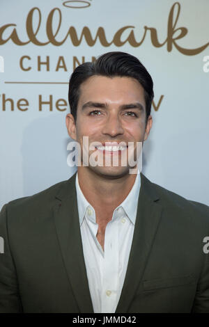 Kalifornien, USA. Juli 2017. Peter Porte besucht Hallmark Channel Hallmark Movies Mysteries 2017 Sommer TCA Tour Juli 27,2017 Beverly Hills, Kalifornien. Stockfoto