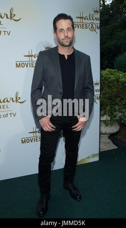 Kalifornien, USA. Juli 2017. Niall Matter besucht Hallmark Channel Hallmark Movies Mysteries 2017 Sommer TCA Tour Juli 27,2017 Beverly Hills, Kalifornien. Stockfoto