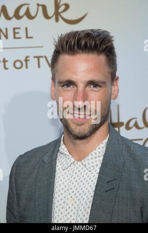 Kalifornien, USA. Juli 2017. Andrew Walker besucht Hallmark Channel Hallmark Movies Mysteries 2017 Sommer TCA Tour Juli 27,2017 Beverly Hills, Kalifornien. Stockfoto