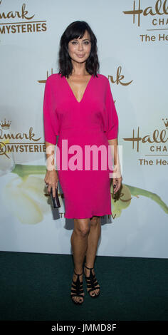 Kalifornien, USA. Juli 2017. Catherine Bell besucht Hallmark Channel Hallmark Movies Mysteries 2017 Sommer TCA Tour Juli 27,2017 Beverly Hills, Kalifornien. Stockfoto