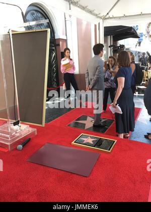 Hollywood, Kalifornien, USA. 26. Juli 2017. I15914CHW. Jason Bateman wohlwollend mit Stern auf dem Hollywood Walk Of Fame.6533 Hollywood Boulevard vor dem Hudson Apartments, Hollywood, Kalifornien, USA.07/26/2017.JASON BATEMAN. © Clinton H.Wallace/Photomundo International / Fotos Inc Credit: Clinton Wallace/Globe Fotos/ZUMA Draht/Alamy Live-Nachrichten Stockfoto