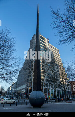 Berlin, Fassade des Sofitel Hotels, Gebäude, KurfŸrstendamm, Ku'damm, Straße, Deutschland Stockfoto