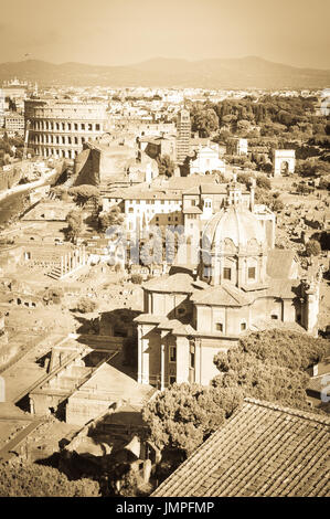 Alte Ansichtskarte aus Rom, Italien Stockfoto