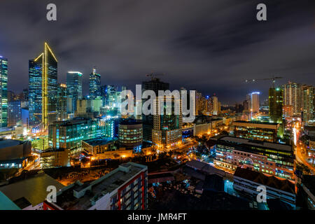 Makati Stadt Manila Philippinen Stockfoto