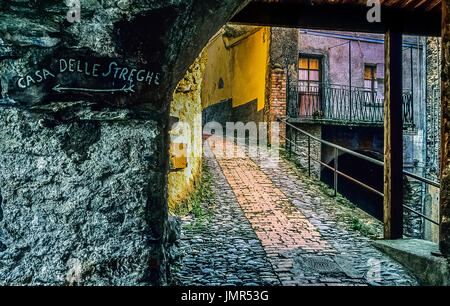 Italien Ligurien Valle Argentina Triora Blick Stockfoto