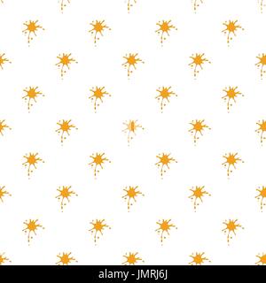 Orange Tropfen Honig Muster Stock Vektor