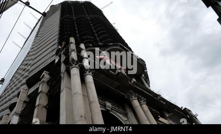 Aufgegeben von Wolkenkratzer verlassenen High Rise Ghost Turm Sathorn einzigartiges Tower Architektur Geist Haus Bangkok Thailand Stockfoto