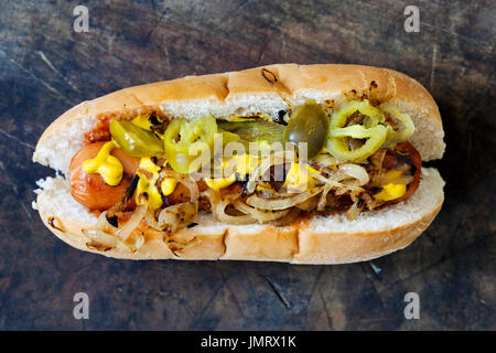 Gourmet ho Hund Stockfoto