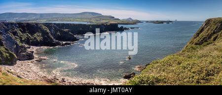 Foilhommerum Bay auf Valentia Island im Westen Irlands Stockfoto