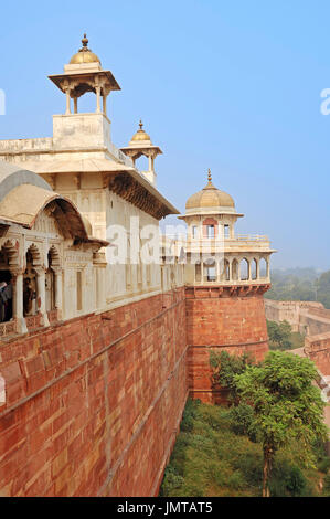 Rotes Fort, Agra, Uttar Pradesh, Indien | Rotes Fort, Agra, Uttar Pradesh, Indien Stockfoto