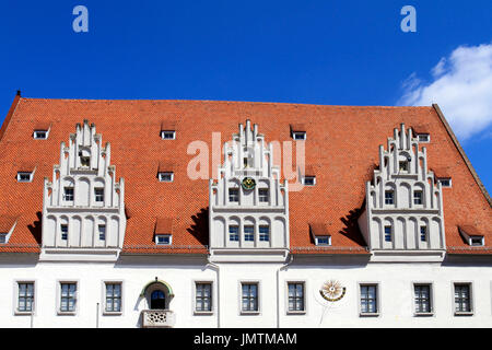 Rathaus am Marktplatz Square, Meißen, Sachsen, Deutschland, Europa Stockfoto