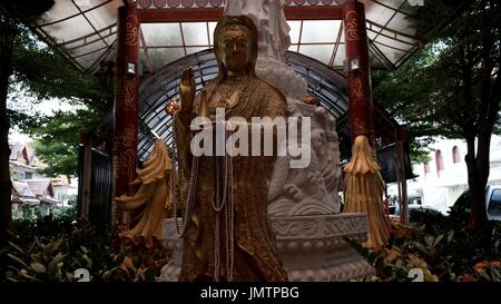 Wat Yannawa Boot Tempel buddhistische Wat 3. Klasse Königlichen Tempel Viharn chinesische Junk Schiff Charoen Krung Road Bangkok Thailand Stockfoto