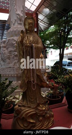 Wat Yannawa Boot Tempel buddhistische Wat 3. Klasse Königlichen Tempel Viharn chinesische Junk Schiff Charoen Krung Road Bangkok Thailand Stockfoto