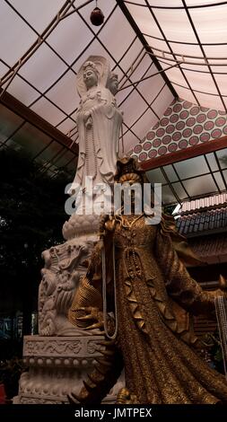 Wat Yannawa Boot Tempel buddhistische Wat 3. Klasse Königlichen Tempel Viharn chinesische Junk Schiff Charoen Krung Road Bangkok Thailand Stockfoto