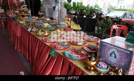 Wat Yannawa Boot Tempel buddhistische Wat 3. Klasse Königlichen Tempel Viharn chinesische Junk Schiff Charoen Krung Road Bangkok Thailand Stockfoto