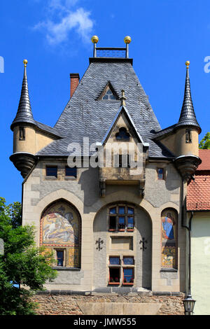 Mitteltor Torhaus Torhaus am Burgberg Hügel, Meißen, Sachsen, Deutschland, Europa Stockfoto