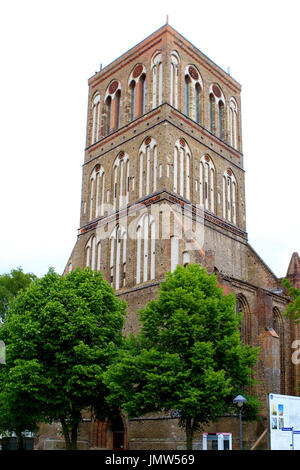 Nikolaikirche in Anklam, Mecklenburg-Western Pomerania, Deutschland, Europa Stockfoto