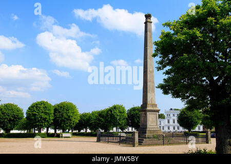 Obelisk im Circus in Putbus, Insel Rügen, Mecklenburg-Western Pomerania, Deutschland, Europa Stockfoto