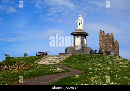 Das Prince Albert Memorial auf Schloss-Hügel, Tenby, Pembrokeshire, Wales, Europa Stockfoto