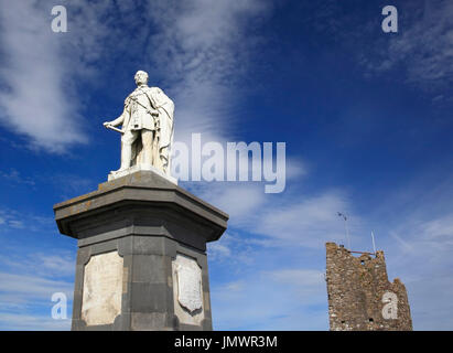 Das Prince Albert Memorial auf Schloss-Hügel, Tenby, Pembrokeshire, Wales, Europa Stockfoto