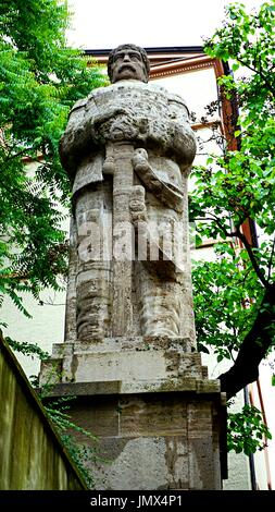 Die große Statue von Otto von Bismarck in Baden-Baden, Baden-Württemberg, Deutschland Stockfoto