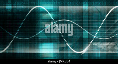 Finanzielle oder Lager Markt Diagramm Konjunkturzyklus abstrakt Stockfoto