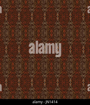 Nahtlose Muster. Geometrische Struktur. Floral Wirbel ornamentalen Hintergrund. Stockfoto