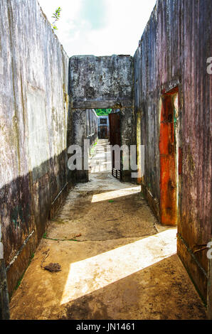 Bilder aus dem alten Coiba Insel Prision in Panama Stockfoto