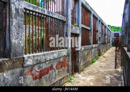 Bilder aus dem alten Coiba Insel Prision in Panama Stockfoto