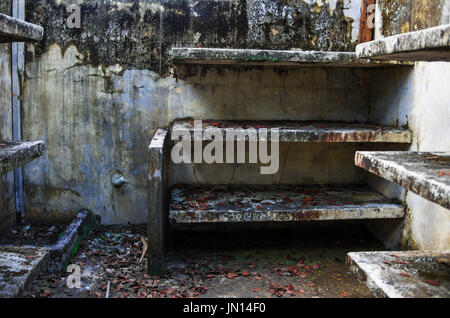 Bilder aus dem alten Coiba Insel Prision in Panama Stockfoto