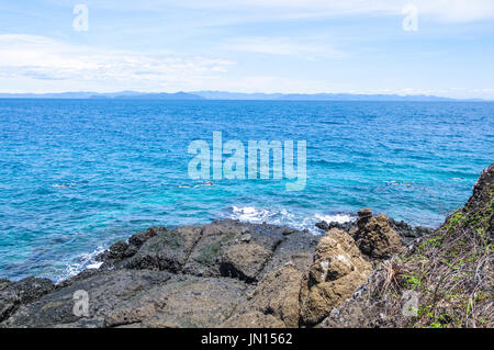 Strandszenen aus Insel Coiba national Naturpark in Panama Stockfoto