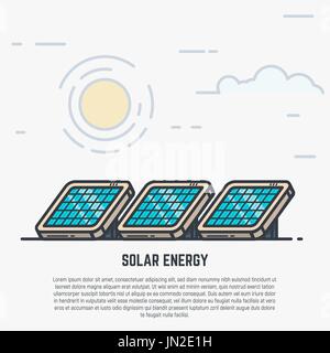 Solar-panels Stock Vektor