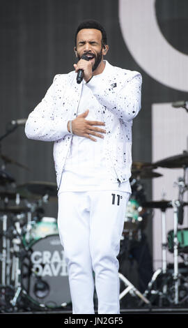 Craig David spielt live beim Glastonbury Festival 2017 - Tag 3 Featuring: Craig David Where: Glastonbury, Vereinigtes Königreich: 24. Juni 2017 Credit: WENN.com Stockfoto