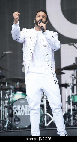 Craig David spielt live beim Glastonbury Festival 2017 - Tag 3 Featuring: Craig David Where: Glastonbury, Vereinigtes Königreich: 24. Juni 2017 Credit: WENN.com Stockfoto