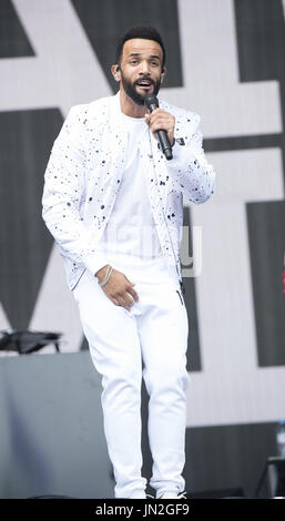 Craig David spielt live beim Glastonbury Festival 2017 - Tag 3 Featuring: Craig David Where: Glastonbury, Vereinigtes Königreich: 24. Juni 2017 Credit: WENN.com Stockfoto