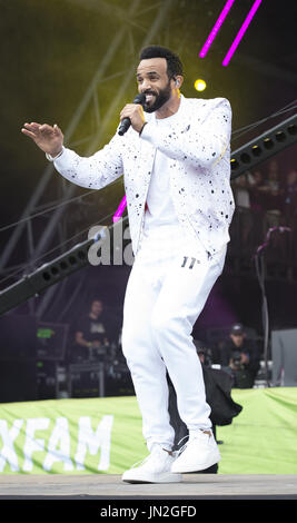 Craig David spielt live beim Glastonbury Festival 2017 - Tag 3 Featuring: Craig David Where: Glastonbury, Vereinigtes Königreich: 24. Juni 2017 Credit: WENN.com Stockfoto