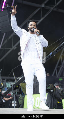 Craig David spielt live beim Glastonbury Festival 2017 - Tag 3 Featuring: Craig David Where: Glastonbury, Vereinigtes Königreich: 24. Juni 2017 Credit: WENN.com Stockfoto