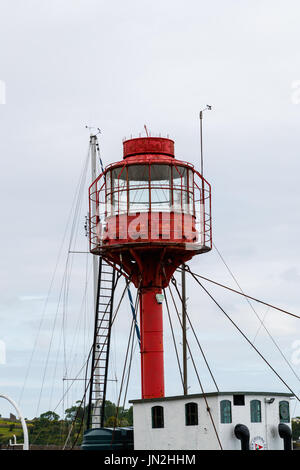 Ballydorn Feuerschiff Haus von unten Cruising Club Stockfoto