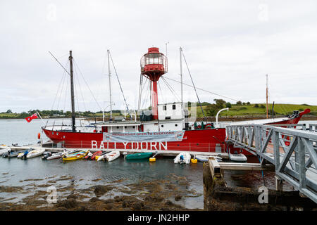 Ballydorn Feuerschiff Haus von unten Cruising Club Stockfoto