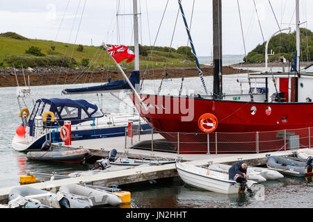 Ballydorn Feuerschiff Haus von unten Cruising Club Stockfoto