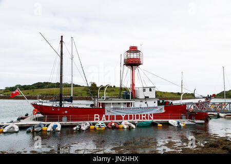 Ballydorn Feuerschiff Haus von unten Cruising Club Stockfoto