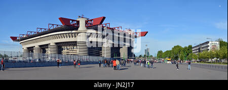 Stadio San Siro, Mailand, am Spieltag Stockfoto