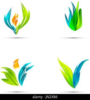 Satz von Symbol und Formen. Trendige Icons und Logos. Geschäft Zeichen, Symbole, Etiketten, Abzeichen, Rahmen und Grenzen Stock Vektor