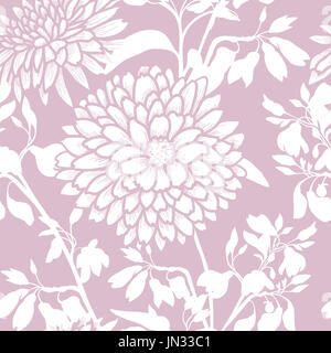 Nahtlose Blumenmuster. Blumen Hintergrund. Gedeihen Sie nahtlose Textur mit Blumen. Stockfoto