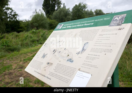 LEAM Tal lokalen Naturschutzgebiet Stockfoto