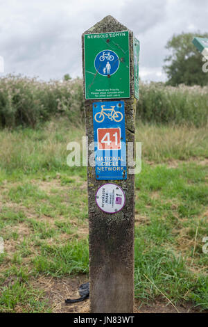 LEAM Tal lokalen Naturschutzgebiet Stockfoto