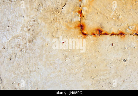 Rusty Wand gemalt Textur Stockfoto