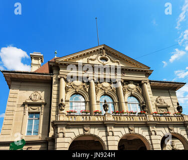 Bern, Schweiz - 31. August 2016: Facade of Casino Gebäude in Bern, Bern-Mittelland Bezirk, Schweiz Stockfoto